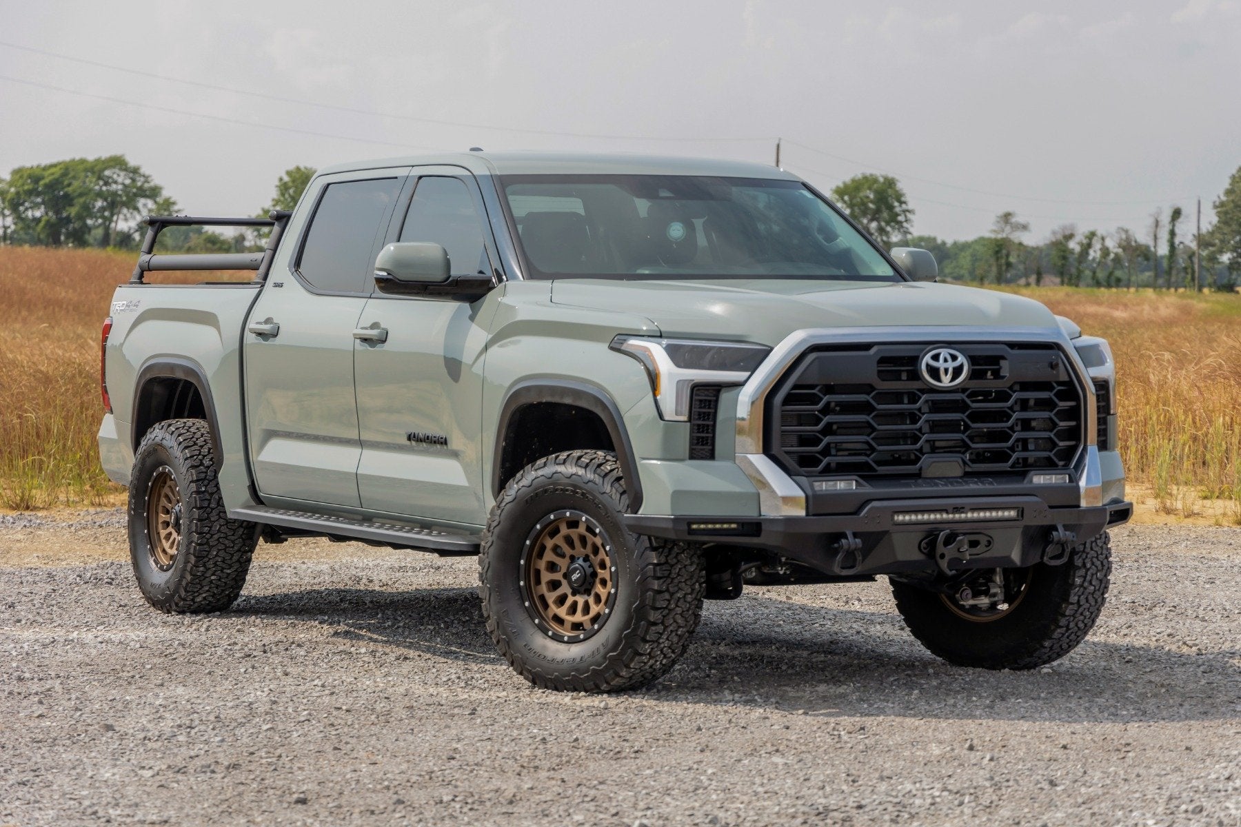 Rough Country RPT2 Running Board Steps for 2022-2025 Toyota Tundra - Bolt On