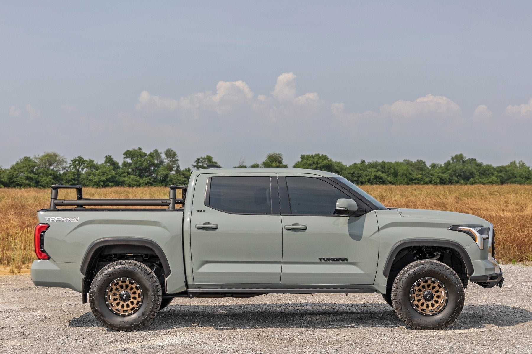Rough Country RPT2 Running Board Steps for 2022-2025 Toyota Tundra - Bolt On