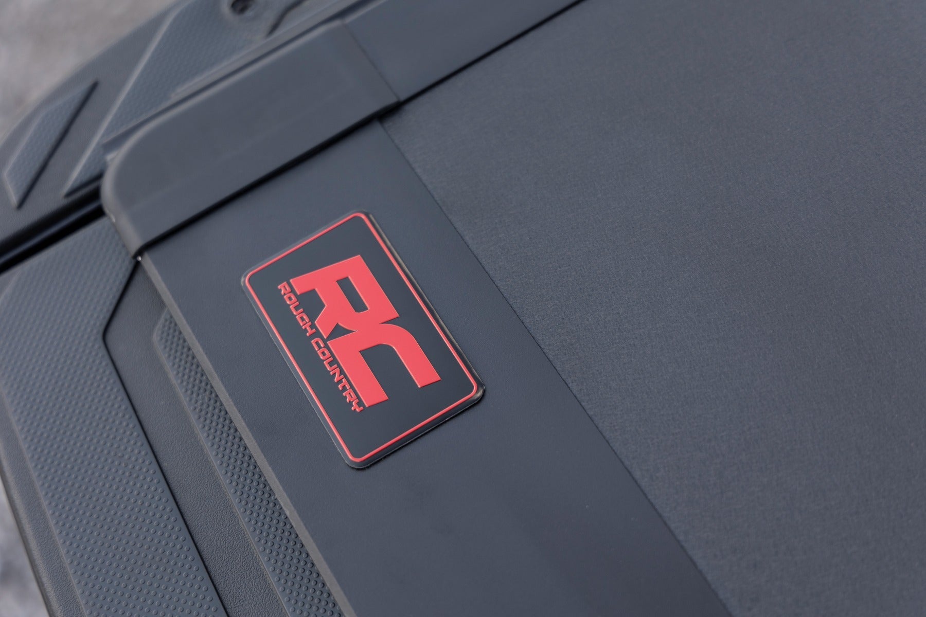 Rough Country Hard Tri Fold Aluminum Tonneau Cover for 2016-2023 Toyota Tacoma