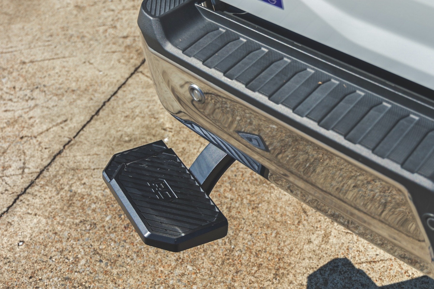 Rough Country Retractable Truck Bed Step for 2010-2018 Ram 1500