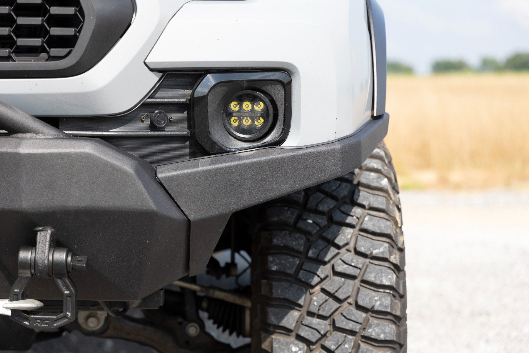 Rough Country LED FOG Light Kit with Amber DRL For 2016-2022 Toyota Tacoma - With Harness