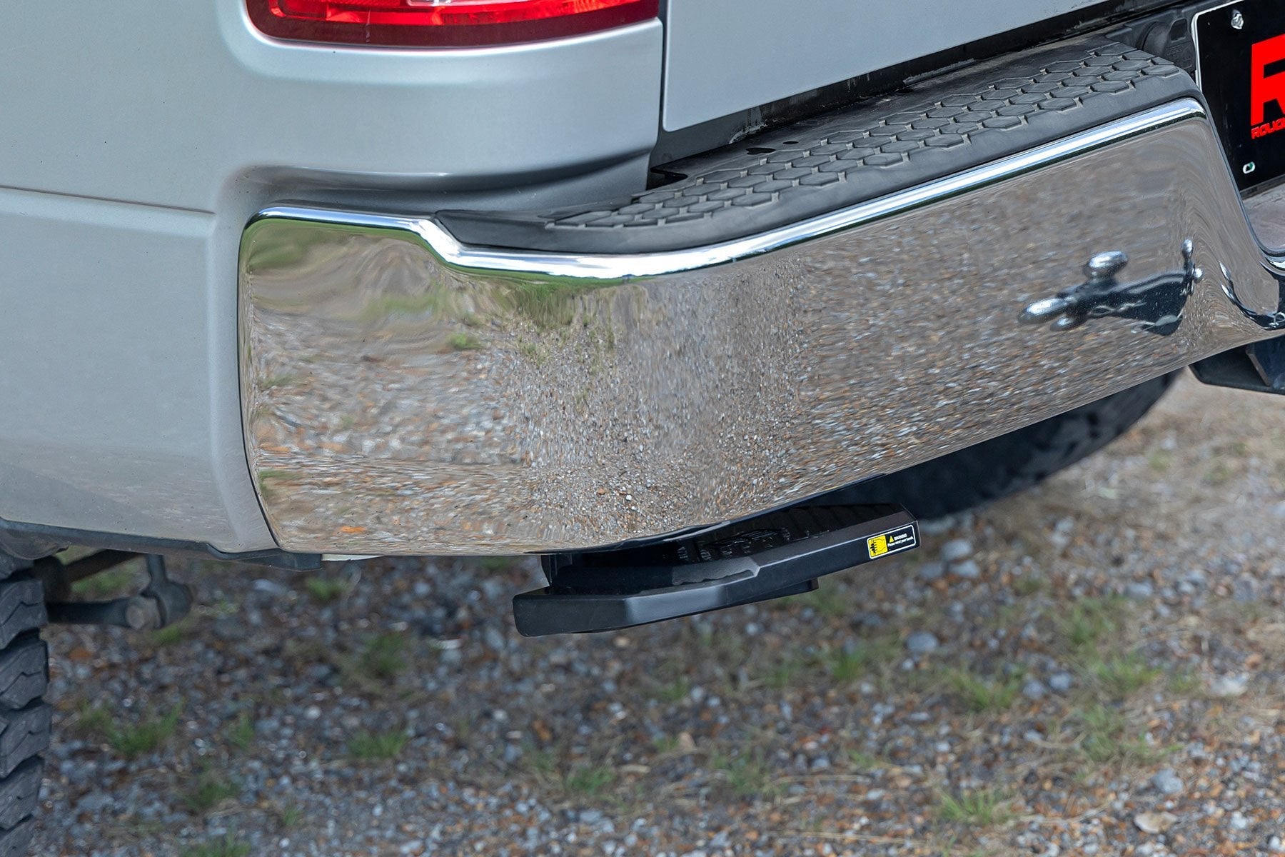 Rough Country Retractable Truck Bed Step for 2010-2018 Ram 1500