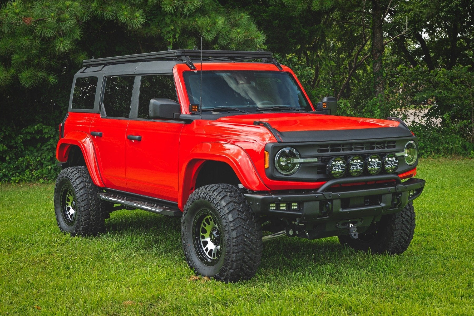 RC Low Profile Bolt on Overland Roof Rack for 2021-2026 Ford Bronco