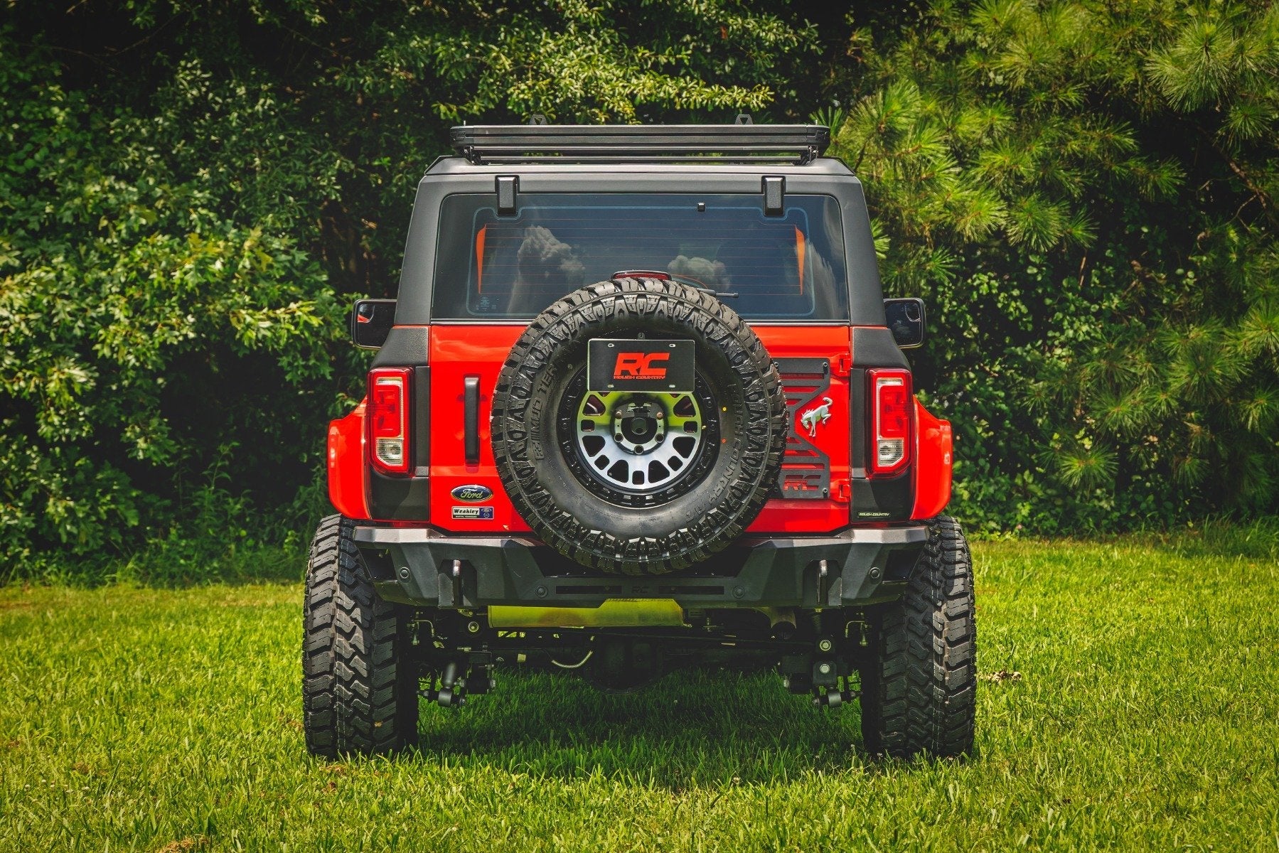 RC Low Profile Bolt on Overland Roof Rack for 2021-2026 Ford Bronco