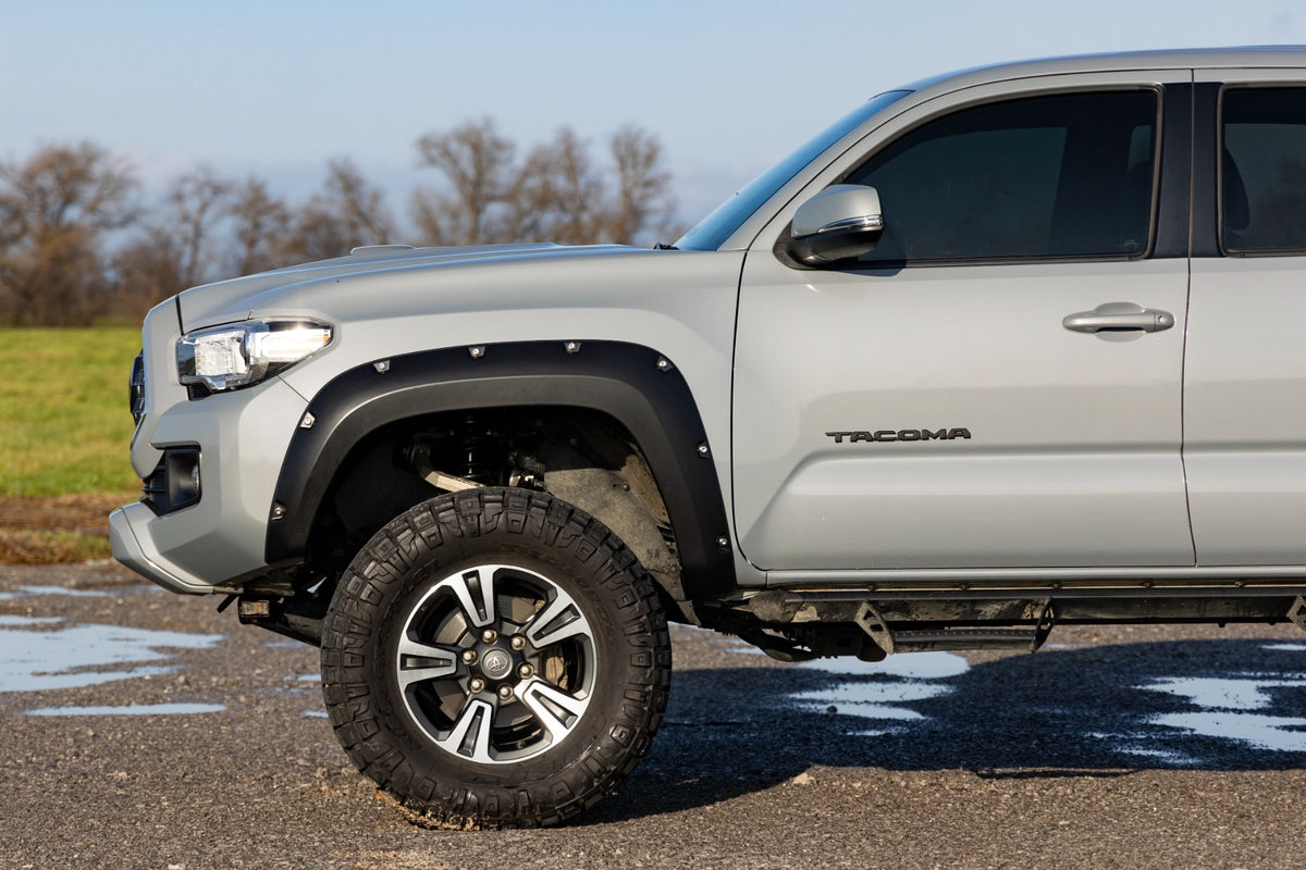 Pocket Fender Flares | 8W2 Cavalry Blue | Toyota Tacoma 2WD/4WD (2016-2023)