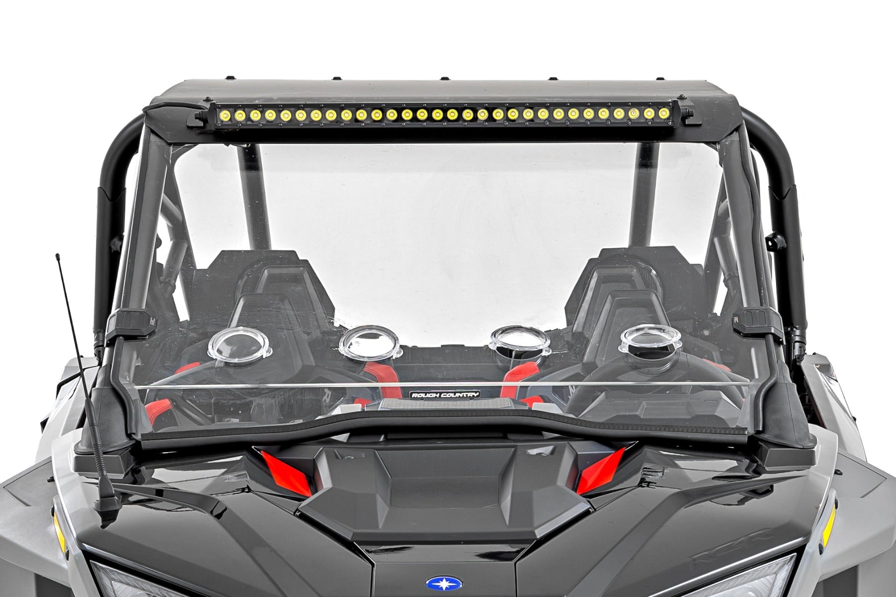 30" Single Row Light Mount | Front | Black Series | Polaris RZR Turbo R