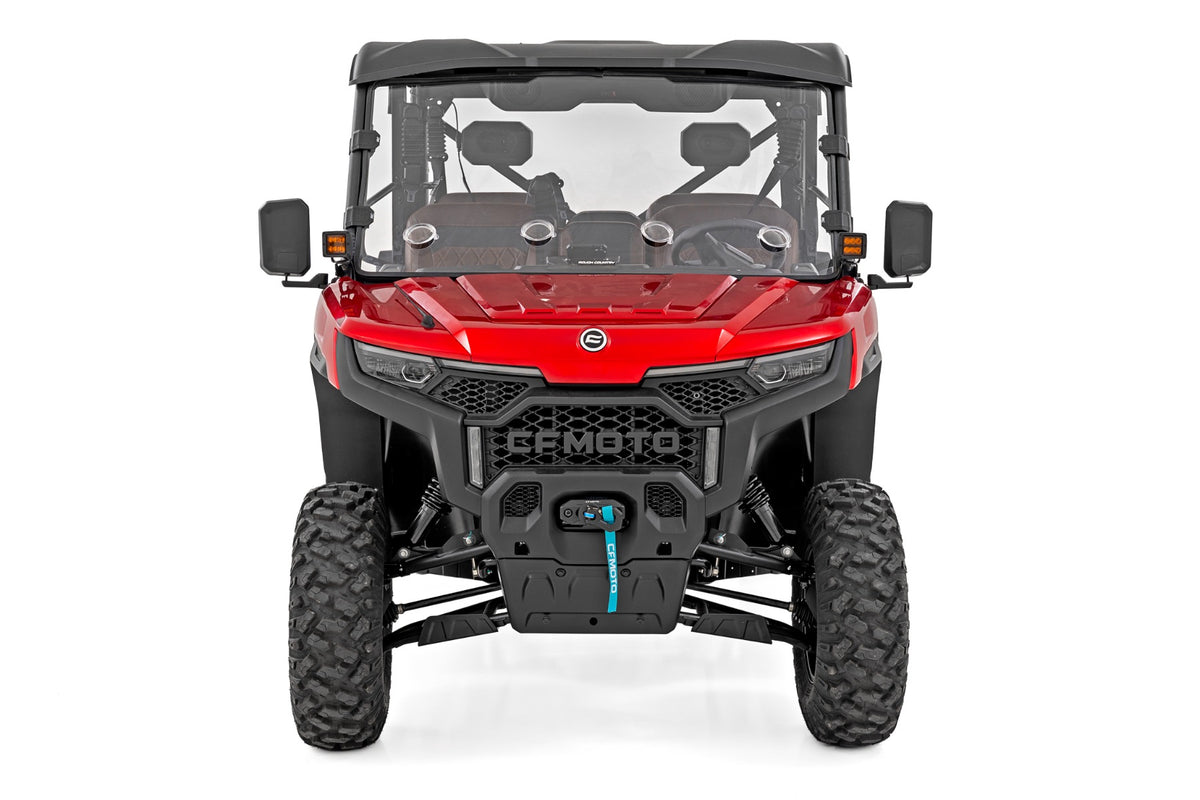 Vented Full Windshield | Scratch Resistant | CFMOTO UFORCE U10 Pro