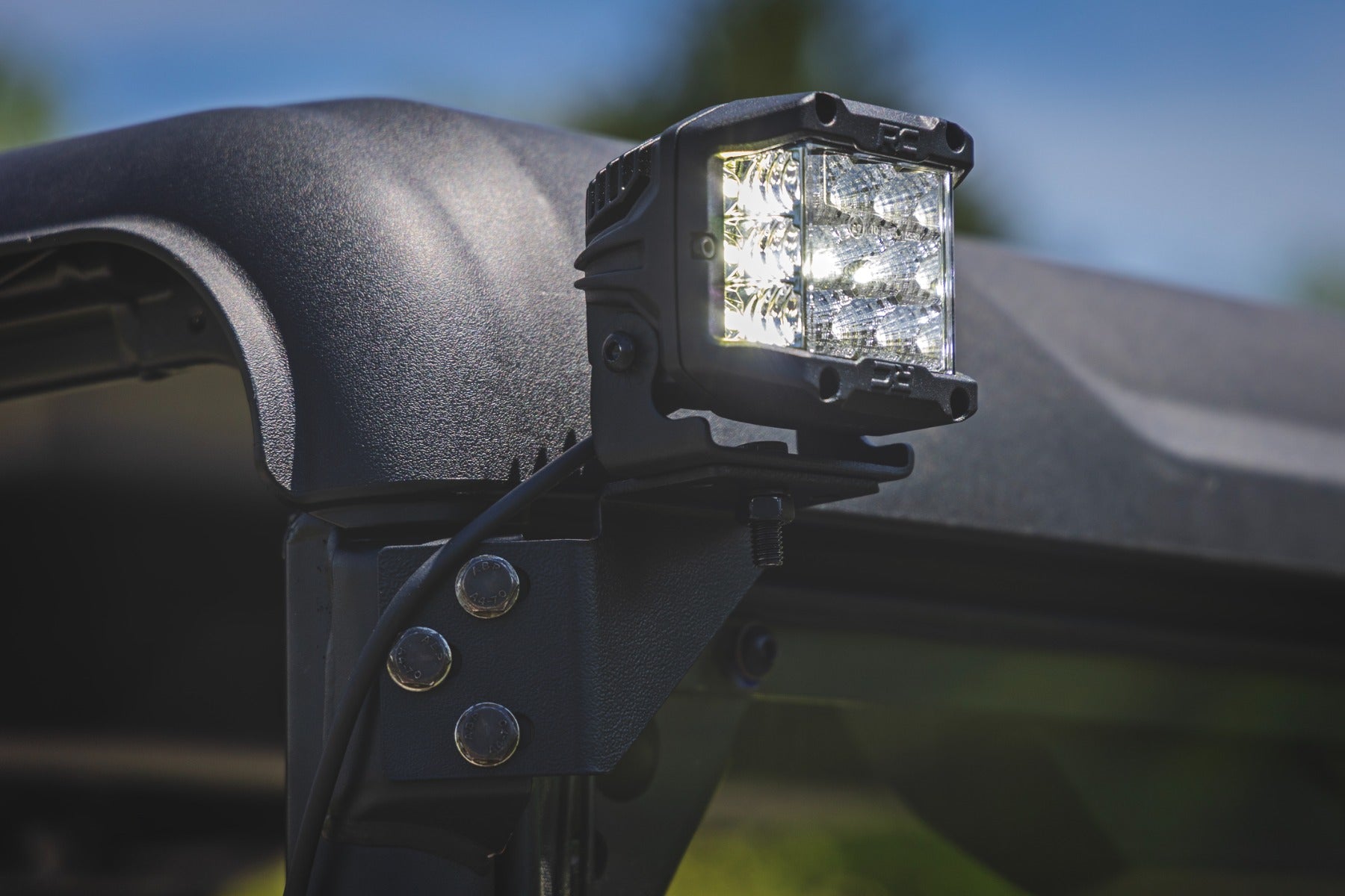 LED Light Kit | Rear Mount | 2" Black Pair | White DRL | CFMOTO UFORCE U10 Pro
