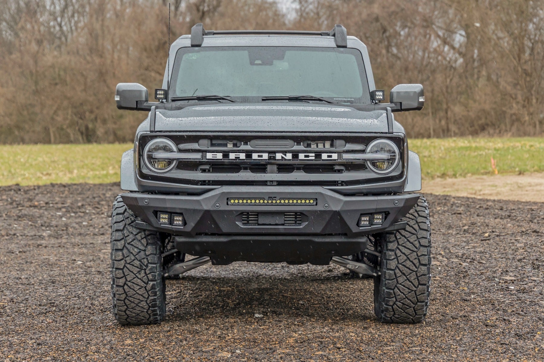 Rough Country High Clearence Front Bumper for 2021-2024 Ford Bronco