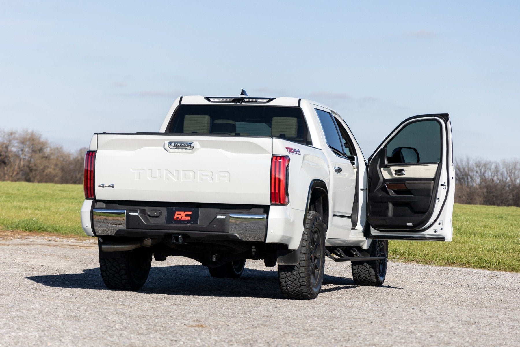 Rough Country Bolt on Power Drop Down Running Boards for 2022-2025 Toyota Tundra