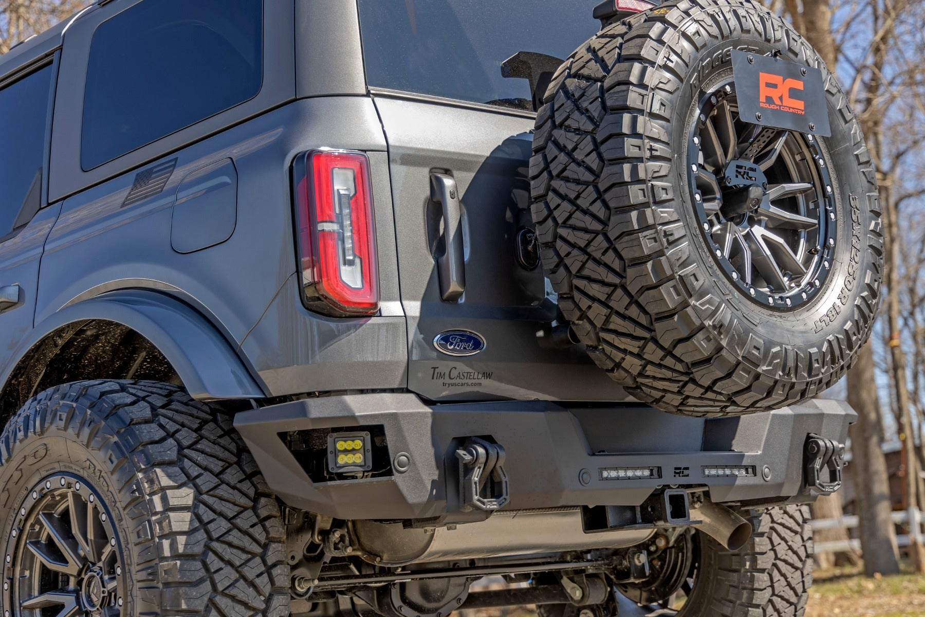 Rear Bumper | Black Series LED | Flood | Ford Bronco 4WD (2021-2026)