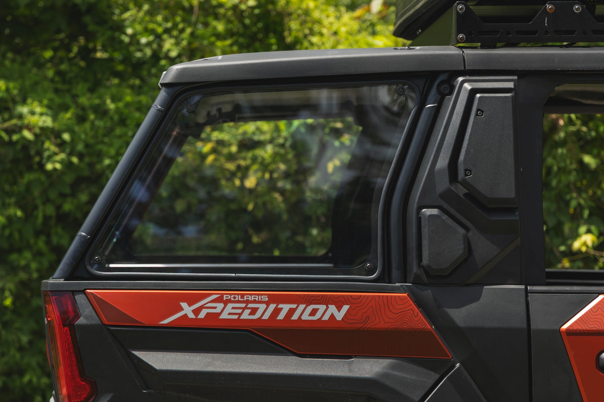 Bed Side Rear Windows | Scratch Resistant | Polaris XPEDITION ADV 5