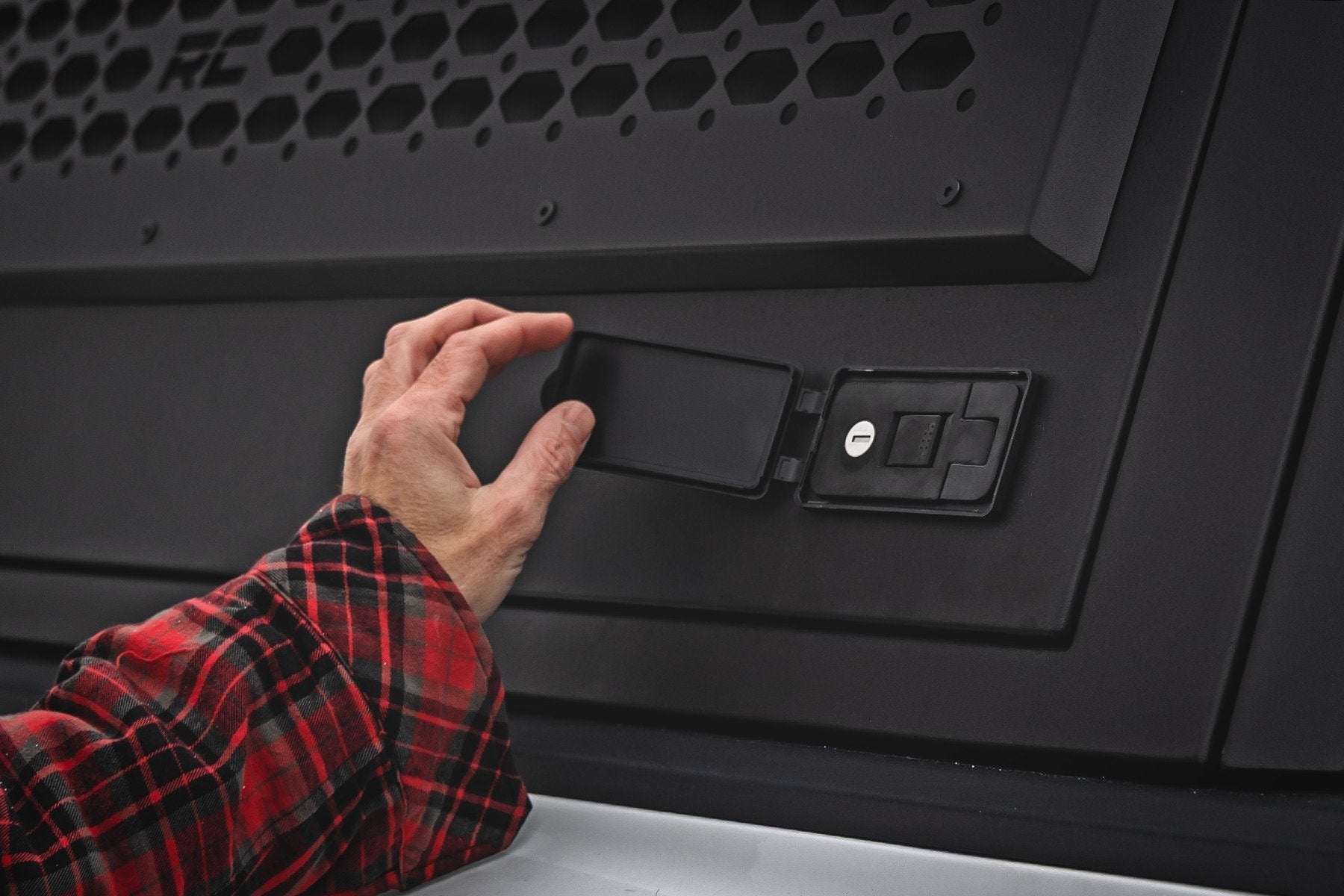 Rough Country Retractable Truck Bed Step for 2010-2018 Ram 1500