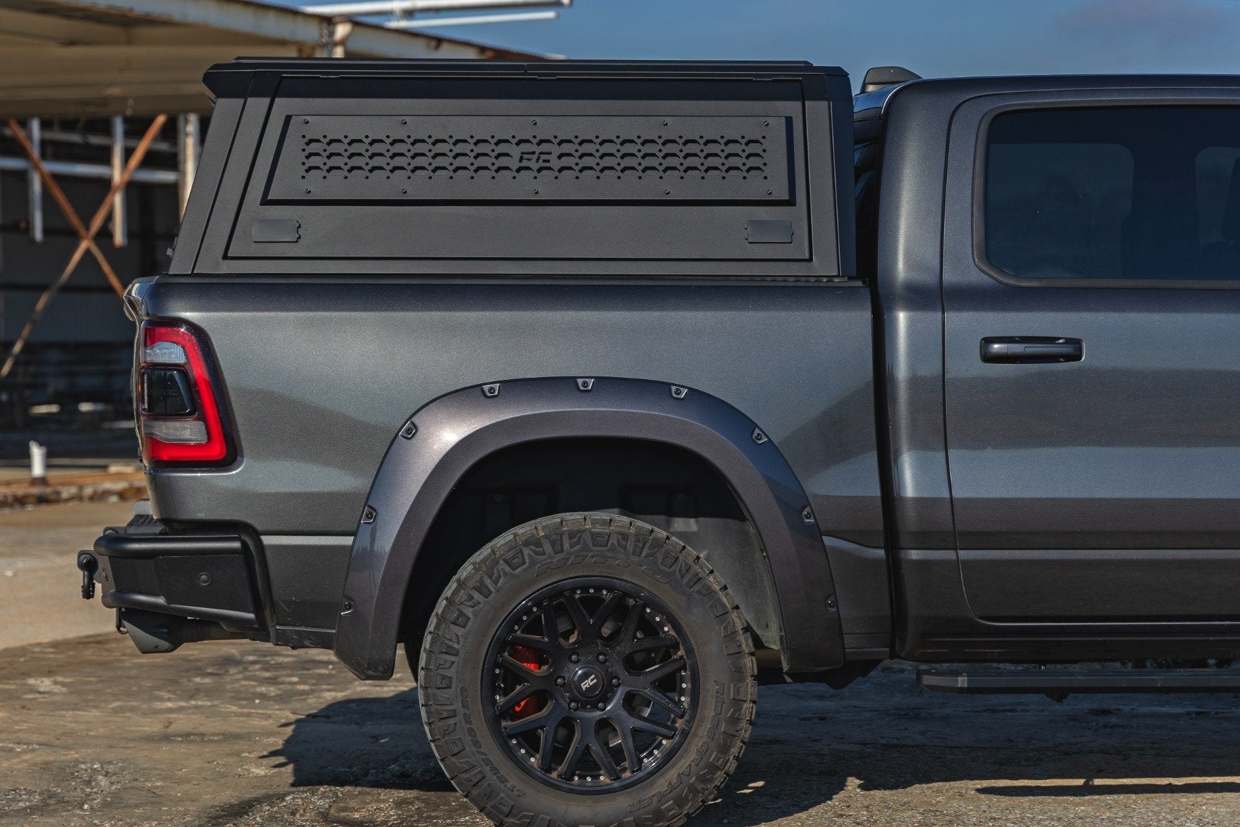 Rough Country Retractable Truck Bed Step for 2010-2018 Ram 1500