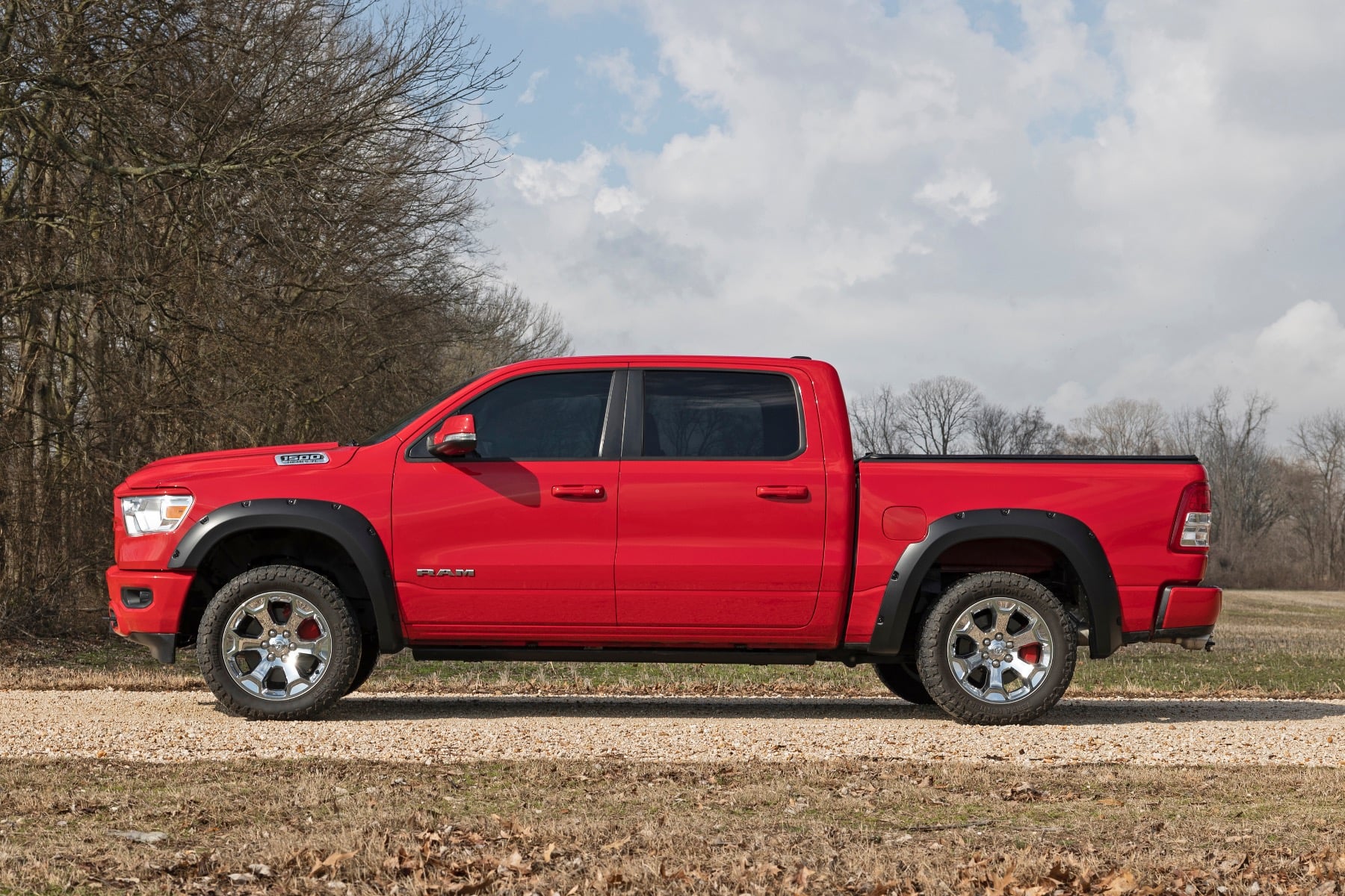 Caliper Covers | Front and Rear | Red | Ram 1500 2WD/4WD (2019-2026)