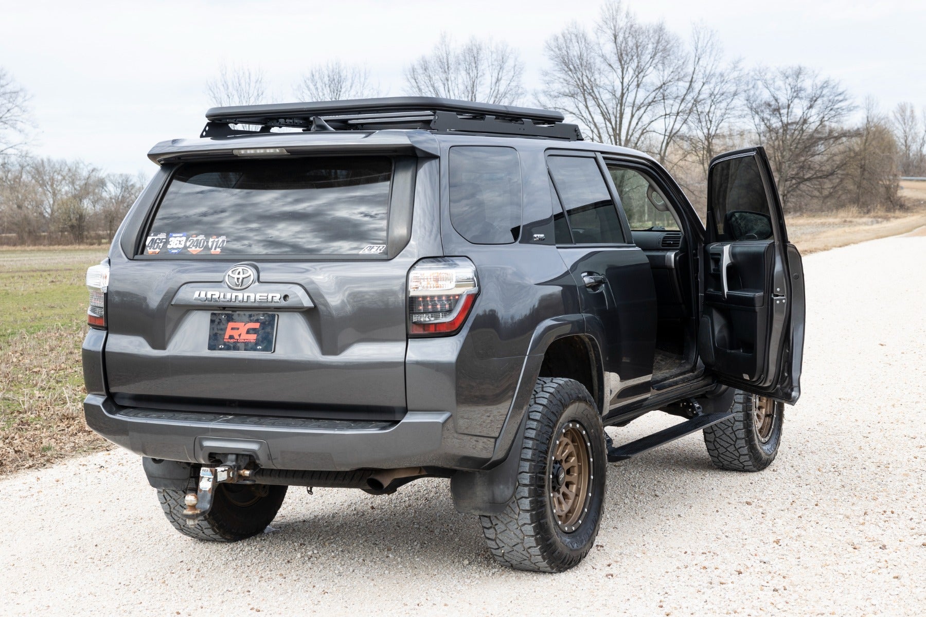 Rough Country PSR621510 Power Drop Down Running Boards for 2010-2024 Toyota 4Runner (No Drill)