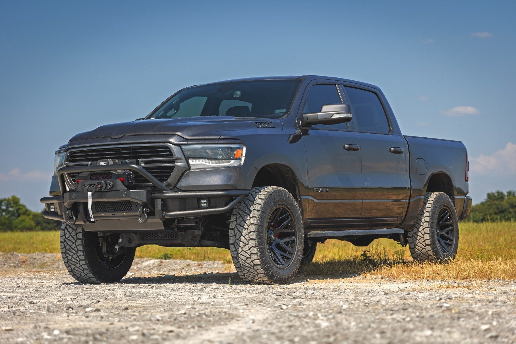 Rough Country Retractable Truck Bed Step for 2010-2018 Ram 1500