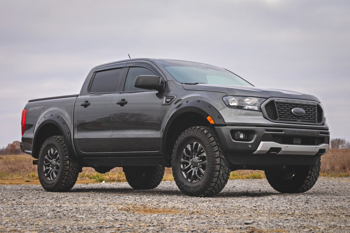 Pocket Fender Flares | G1 Black | 5' Bed | Ford Ranger 2WD/4WD (2019-2023)