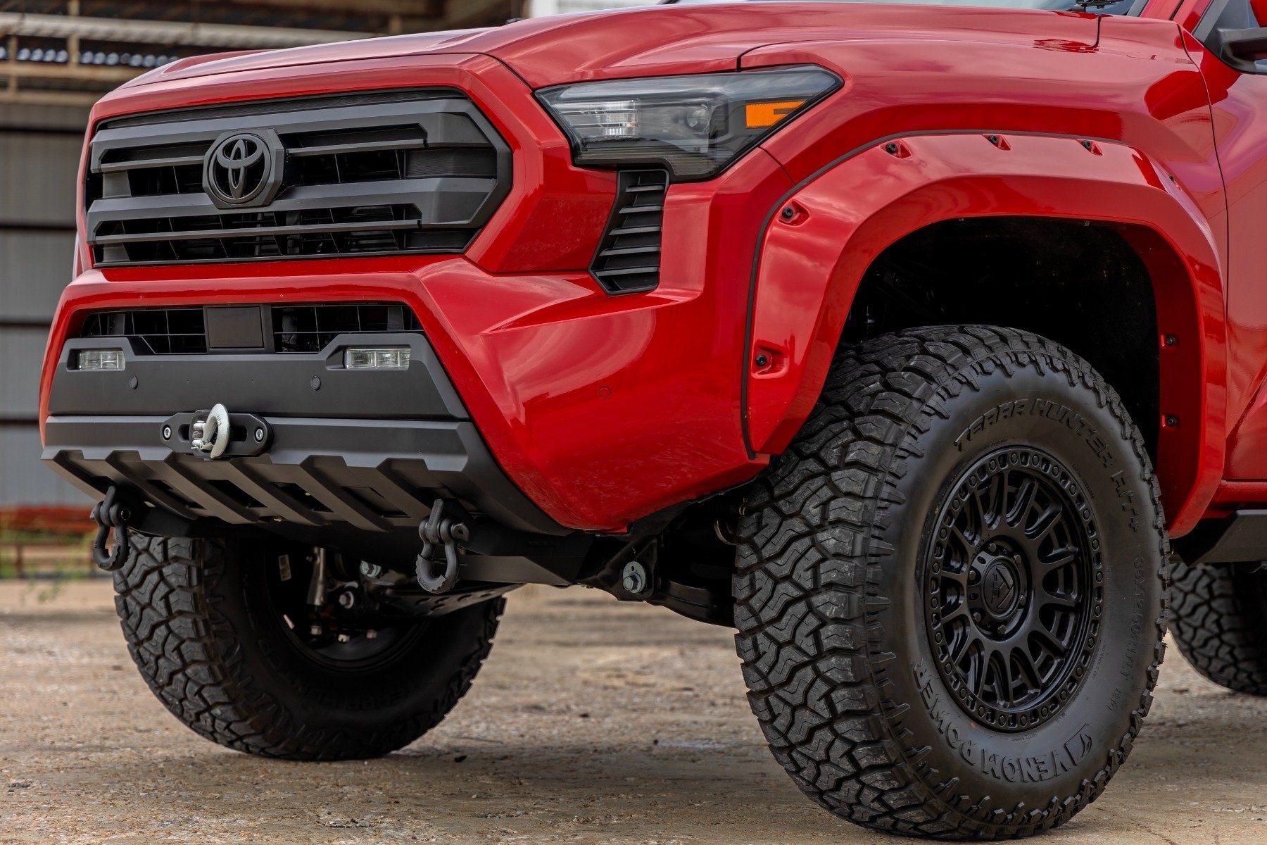 RC Hidden Winch Mount Bumper & Skid Plate for 2024-Present Toyota Tacoma