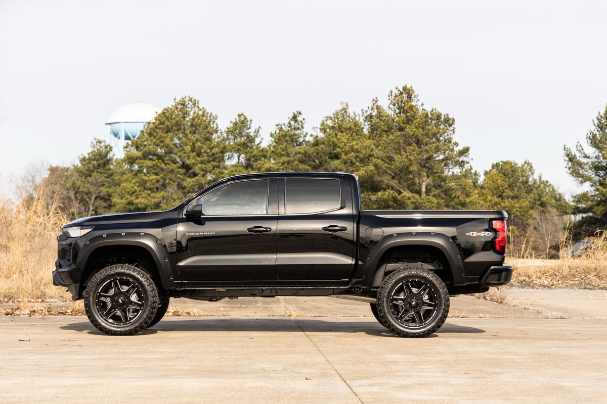 Pocket Fender Flares | GAZ Summit White | Chevy Colorado 2WD/4WD (2023-2026)