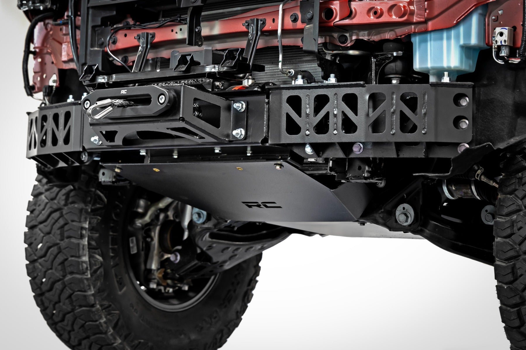 RC Hidden Winch Mount Bumper & Skid Plate for 2024-Present Toyota Tacoma