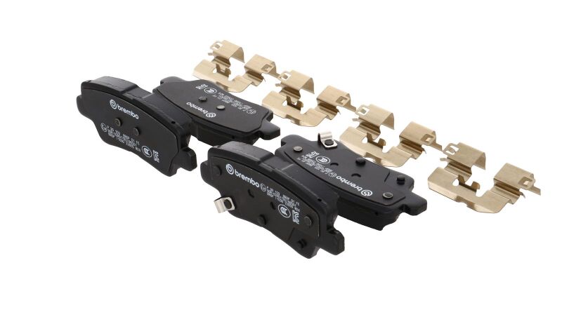 Brembo OE 21-22 Hyundai Accent/19-24 Nexo/2016 Sonata/2019 Sonata PRIME Low-Met Brake Pad - Rear