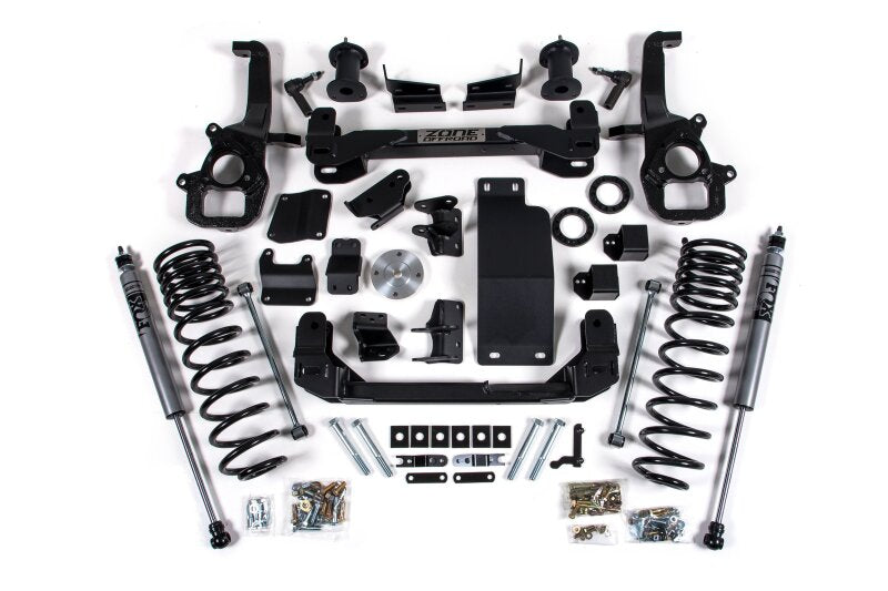 Zone Offroad 2025 Ram 1500 4WD 6in Front 5in Rear Susp. Lift System - Std Bore - Fox Adv Rear Shocks
