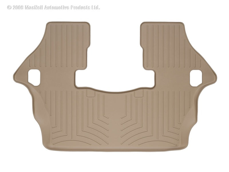 WeatherTech 04+ Nissan Armada Rear FloorLiner - Tan