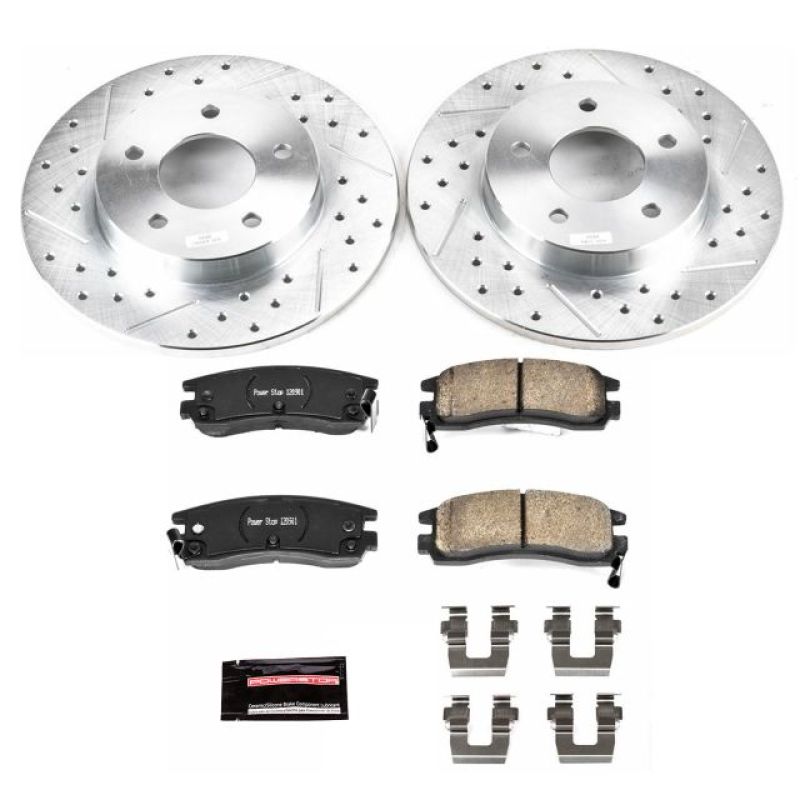 Power Stop 00-05 Buick LeSabre Rear Z23 Evolution Sport Brake Kit