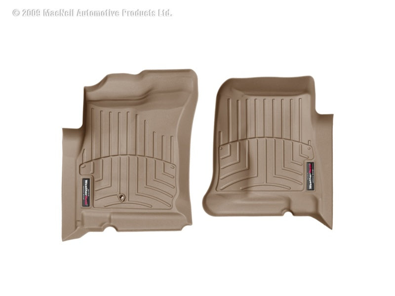 WeatherTech 05+ Dodge Dakota Club Cab Front FloorLiner - Tan