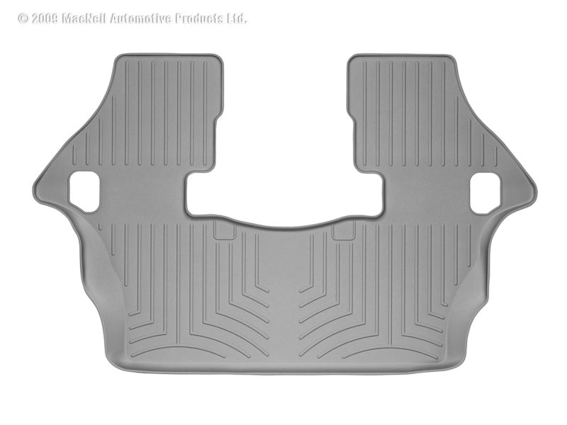 WeatherTech 04+ Nissan Armada Rear FloorLiner - Grey