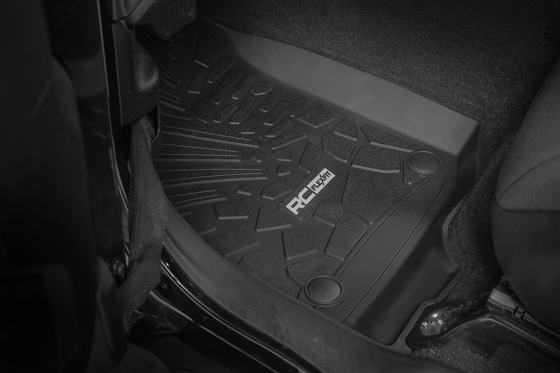 Flex Fit Floor Mats | FR | 4 Door | Jeep Wrangler Unlimited 4WD (2018-2026)