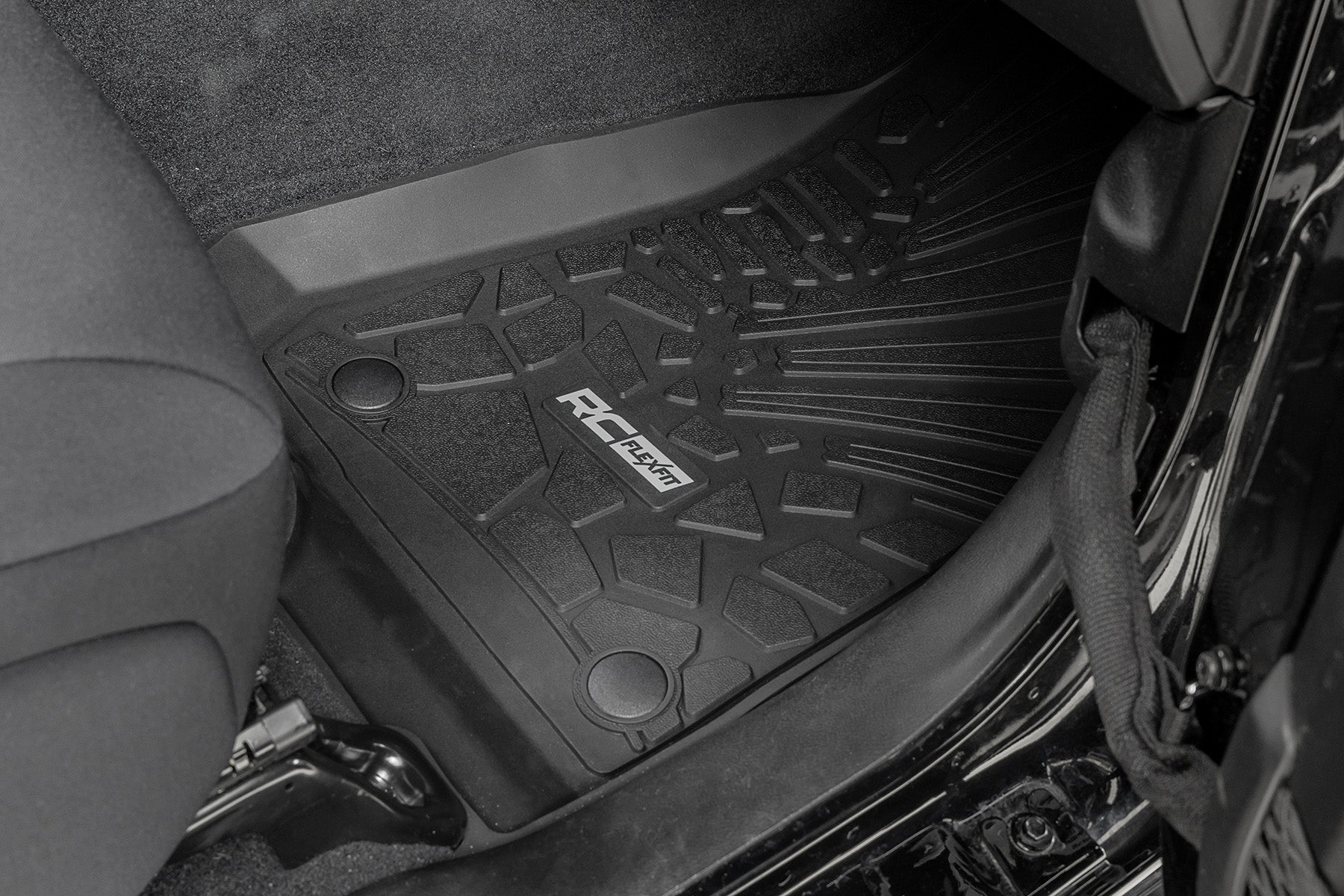 Flex Fit Floor Mats | FR | 4 Door | Jeep Wrangler Unlimited 4WD (2018-2026)