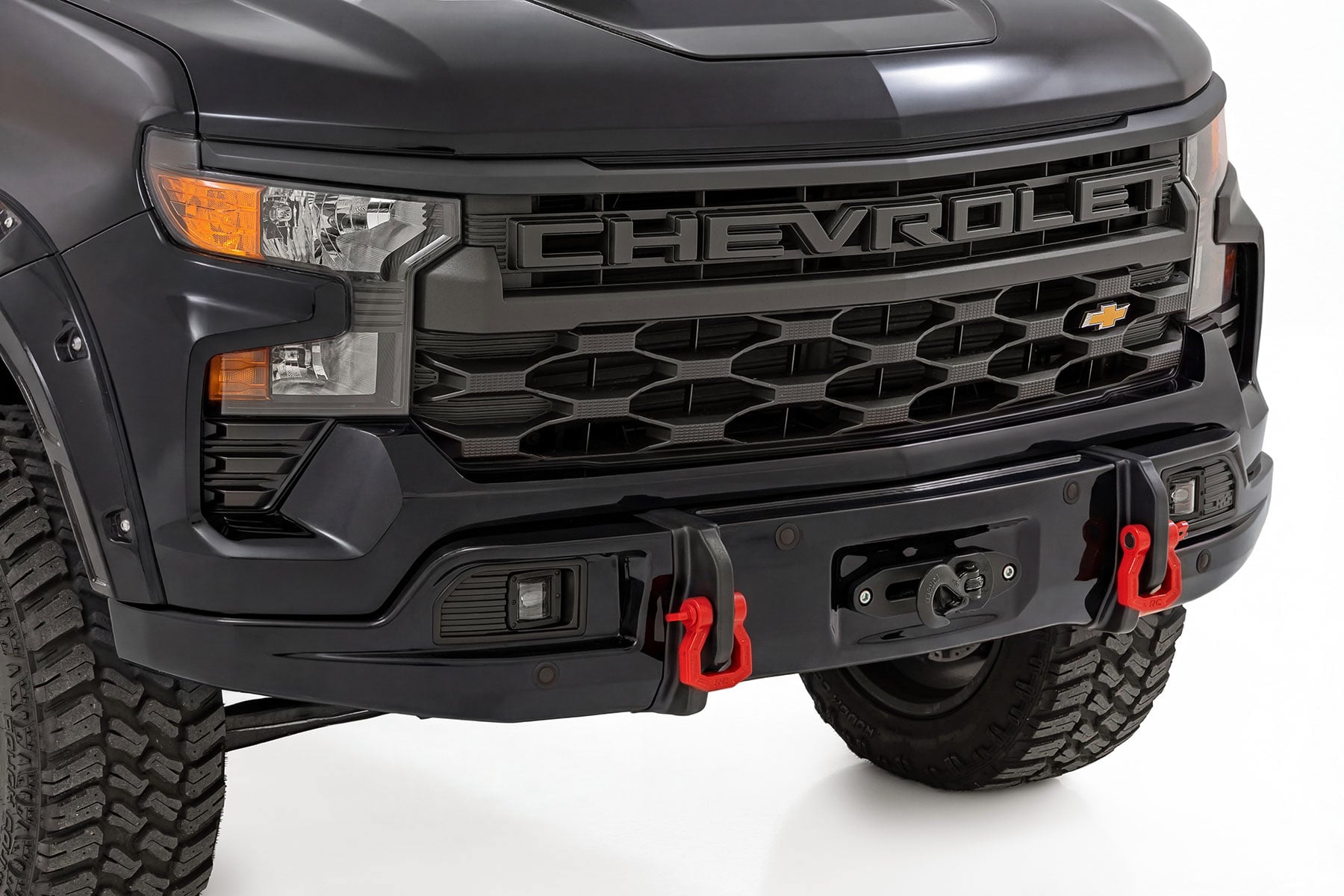 Front FXS Bumper | 12000S | GB8 Mosaic Black | Chevy Silverado 1500 (23-26)
