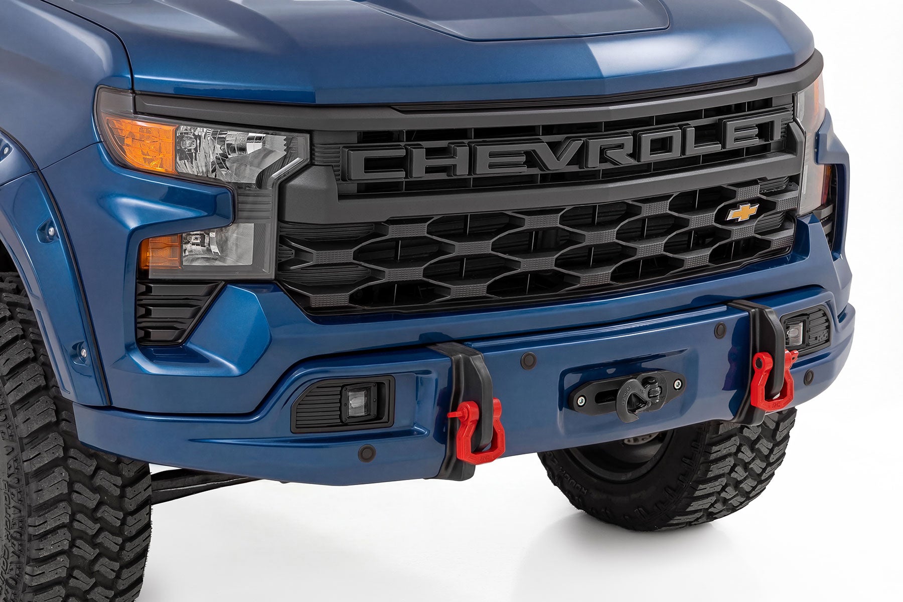 Front FXS Bumper | 12000S | GA0 North Sky Blue | Chevy Silverado 1500 (23-26)