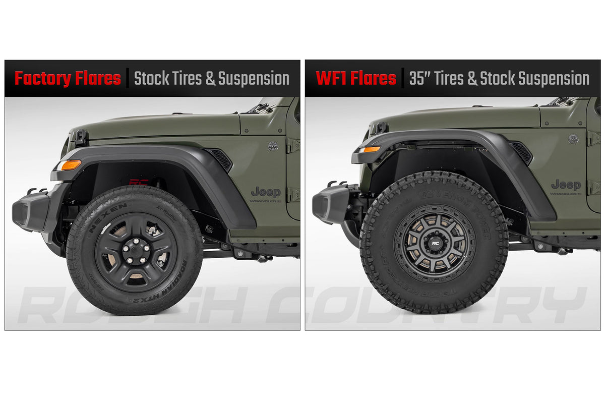 WF1 Fender Flares | Jeep Gladiator JT 4WD (2020-2025)