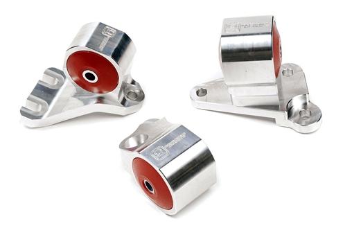 Innovative 92-95 Civic K-Series Silver Aluminum Mounts 85A Bushings (Not K24 Trans)