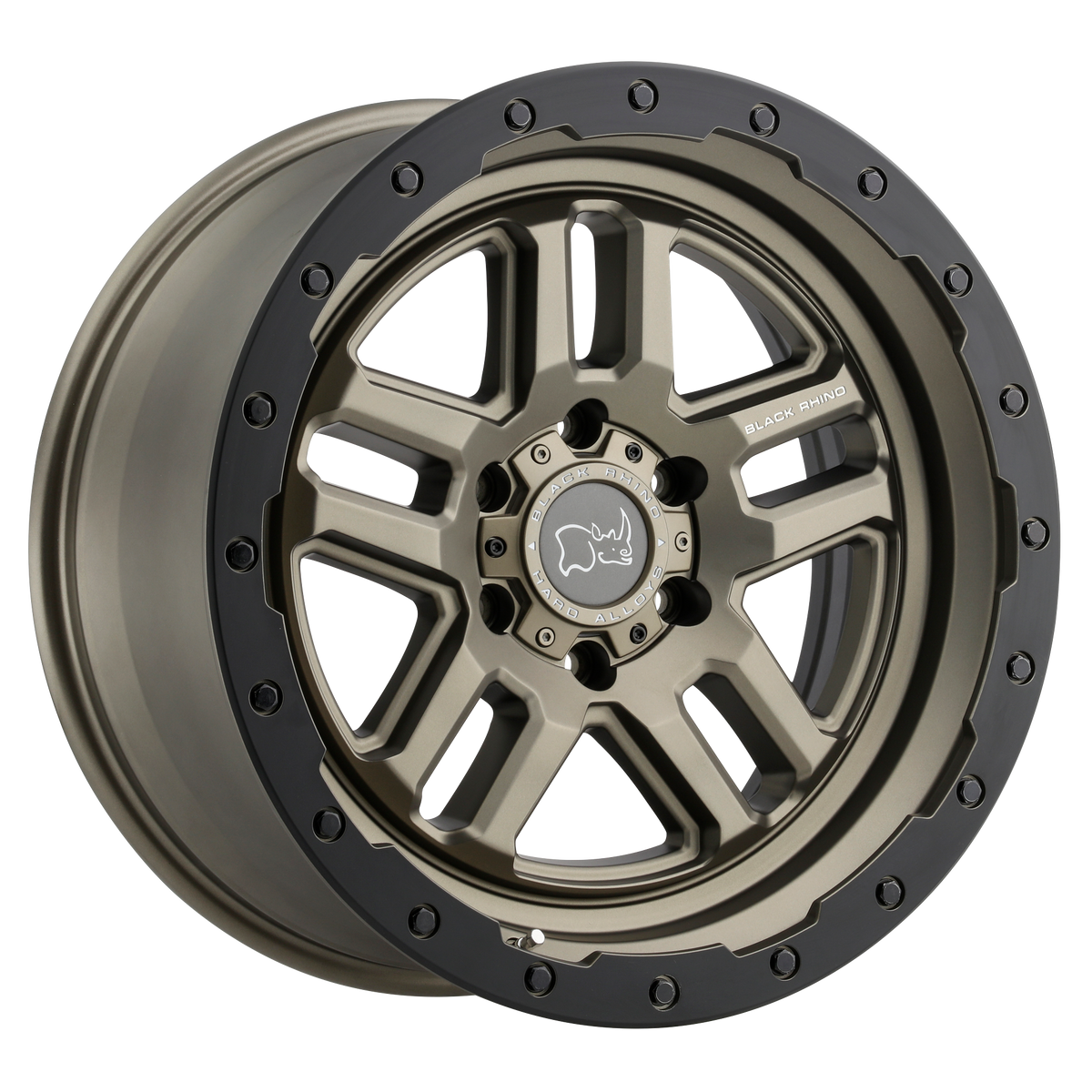 Black Rhino BARSTOW Matte Bronze W/ M-Black Ring wheel