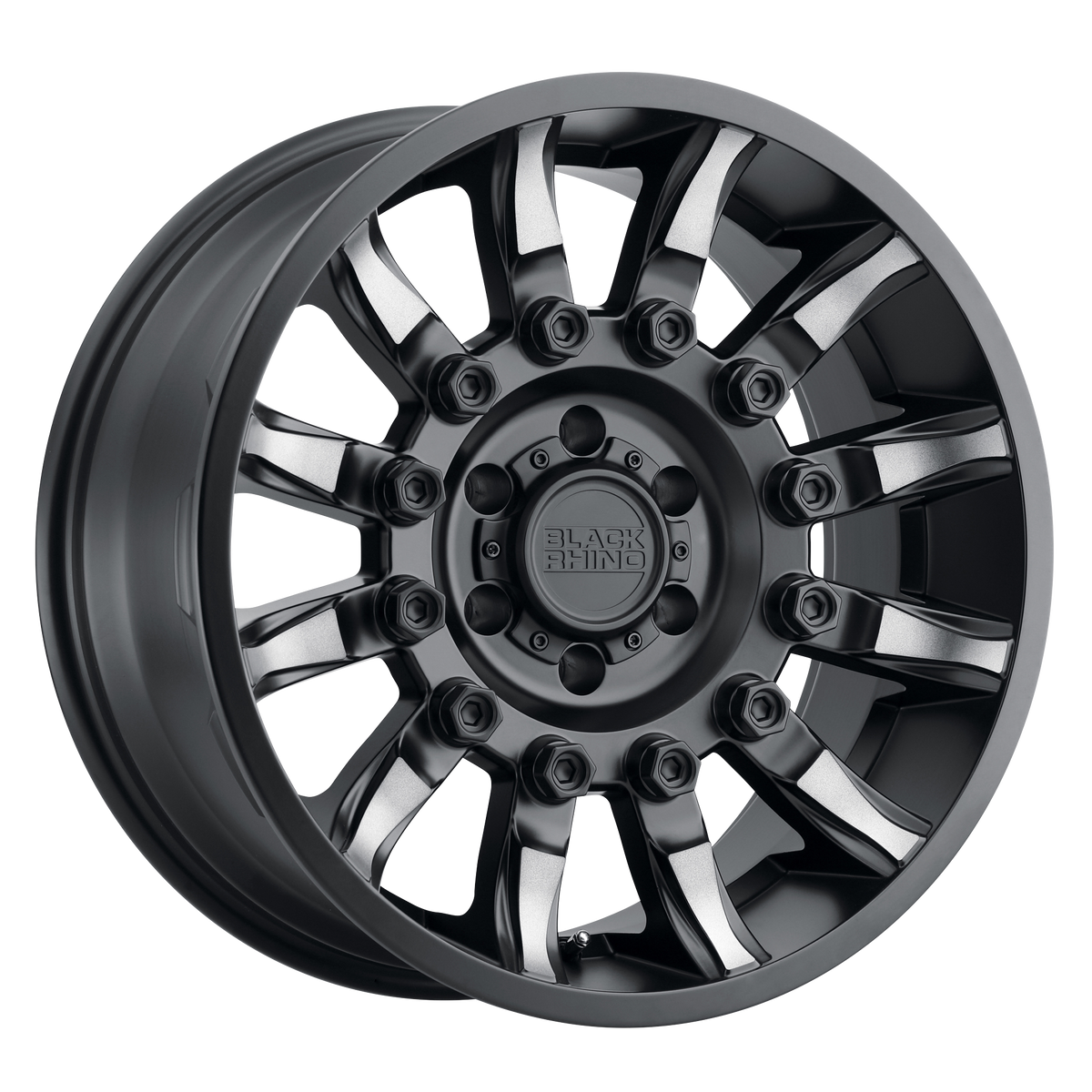 Black Rhino MISSION Matte Black W/ Machined Tint wheel