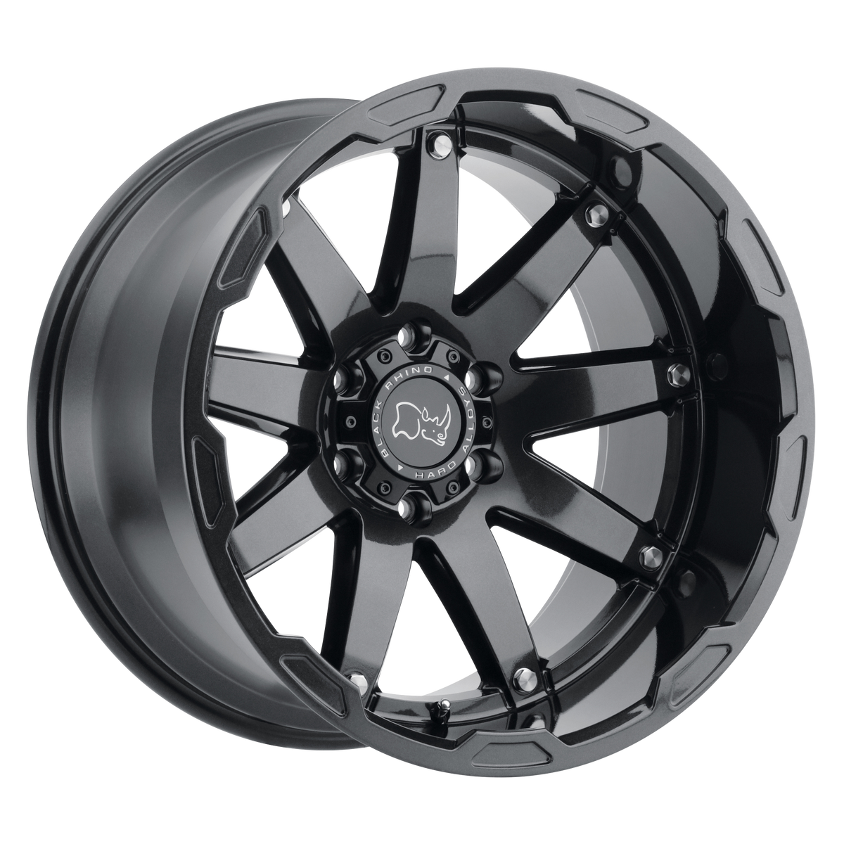 Black Rhino OCEANO Gloss Gun Black W/ Ss Bolts wheel