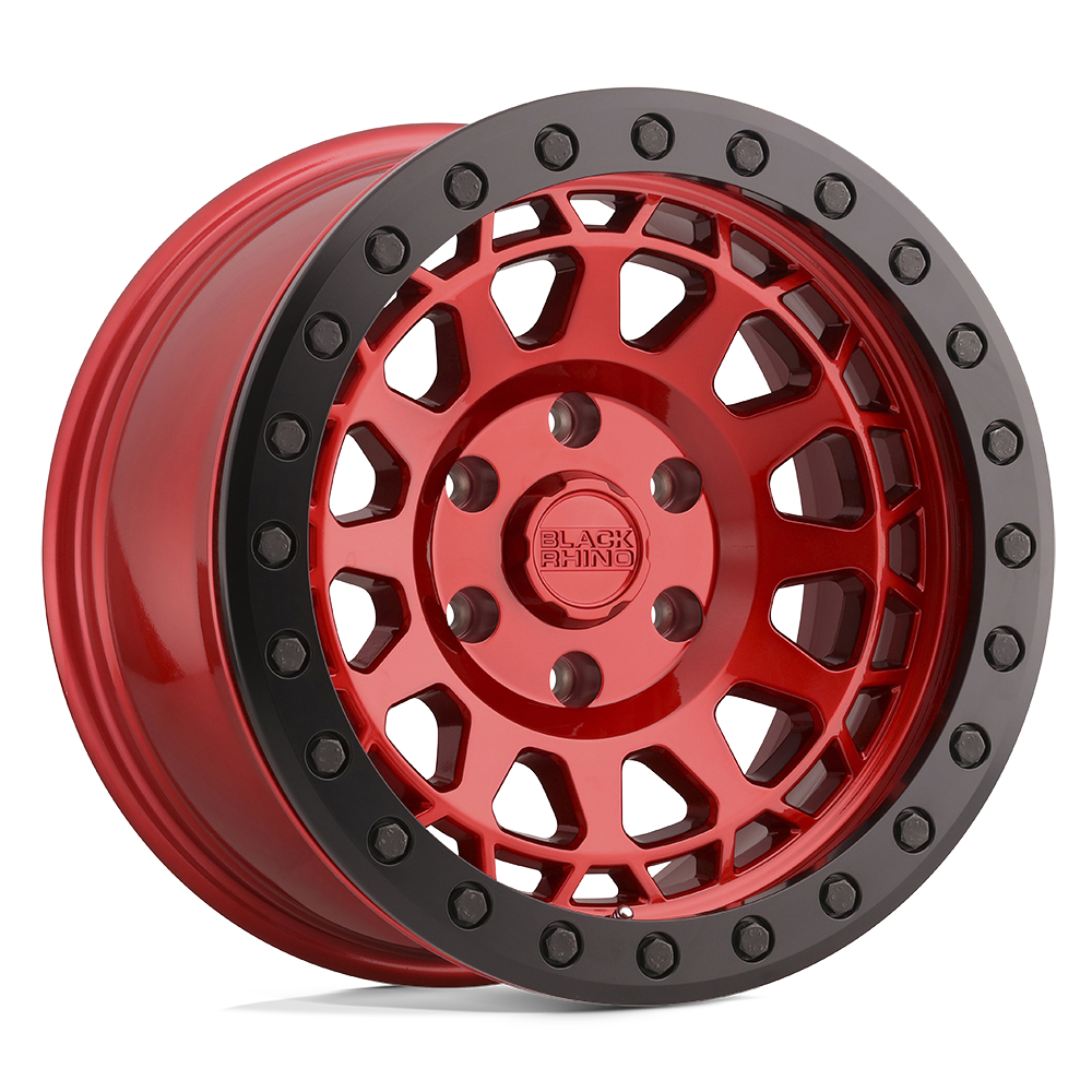 Black Rhino PRIMM BEADLOCK Candy Red W/ Black Ring wheel