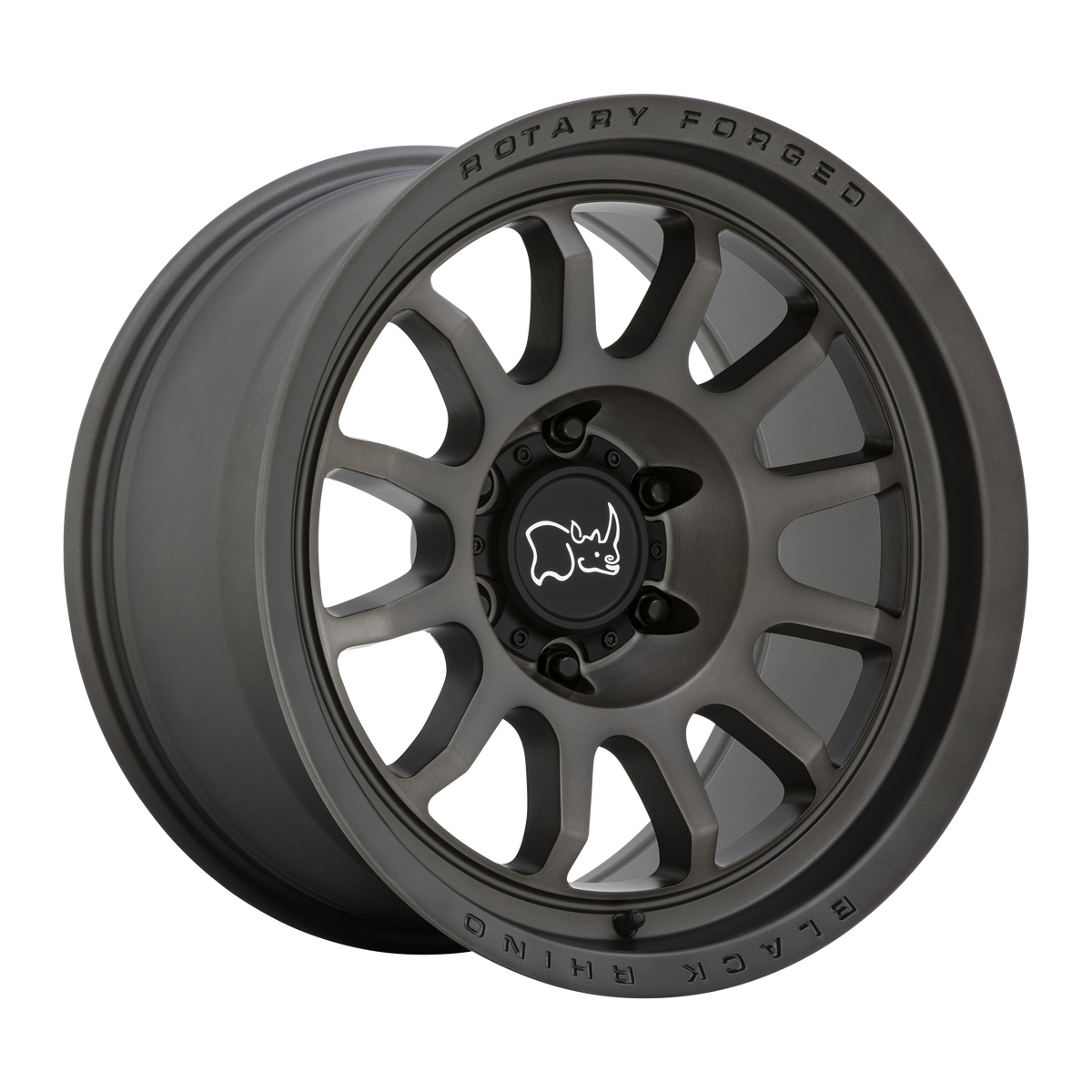 Black Rhino RAPID Matte Brushed Gunmetal wheel view 4