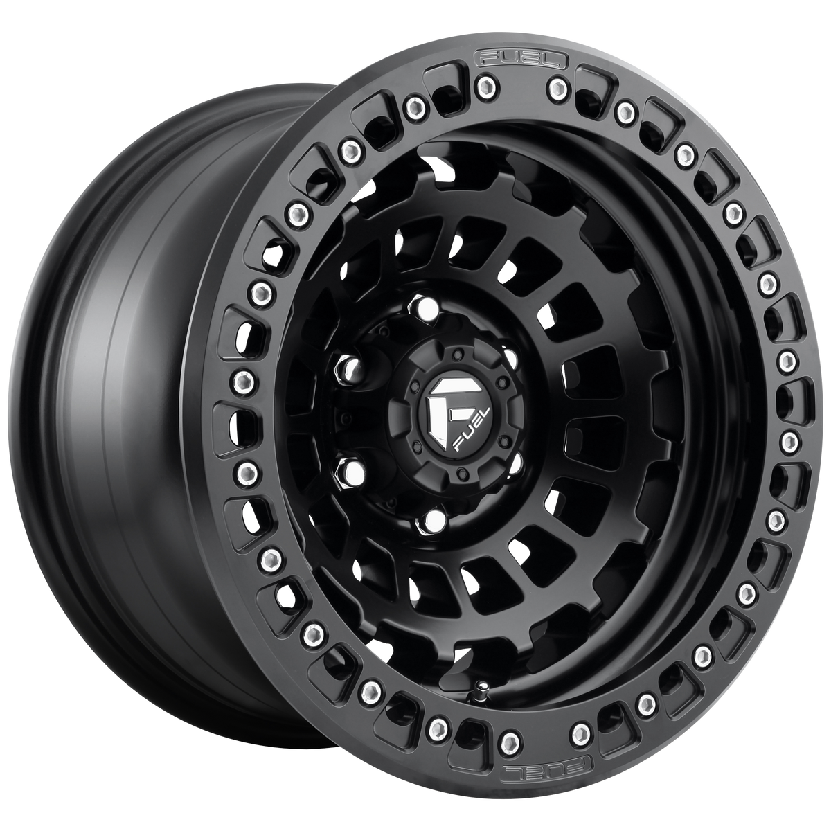 Fuel ZEPHYR BEADLOCK Matte Black wheel view 2