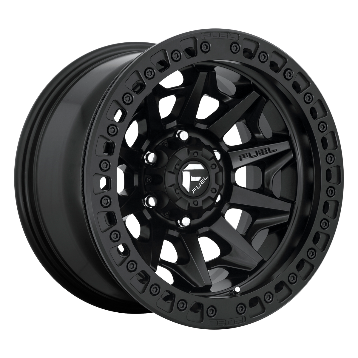 Fuel COVERT BEADLOCK Matte Black wheel view 2