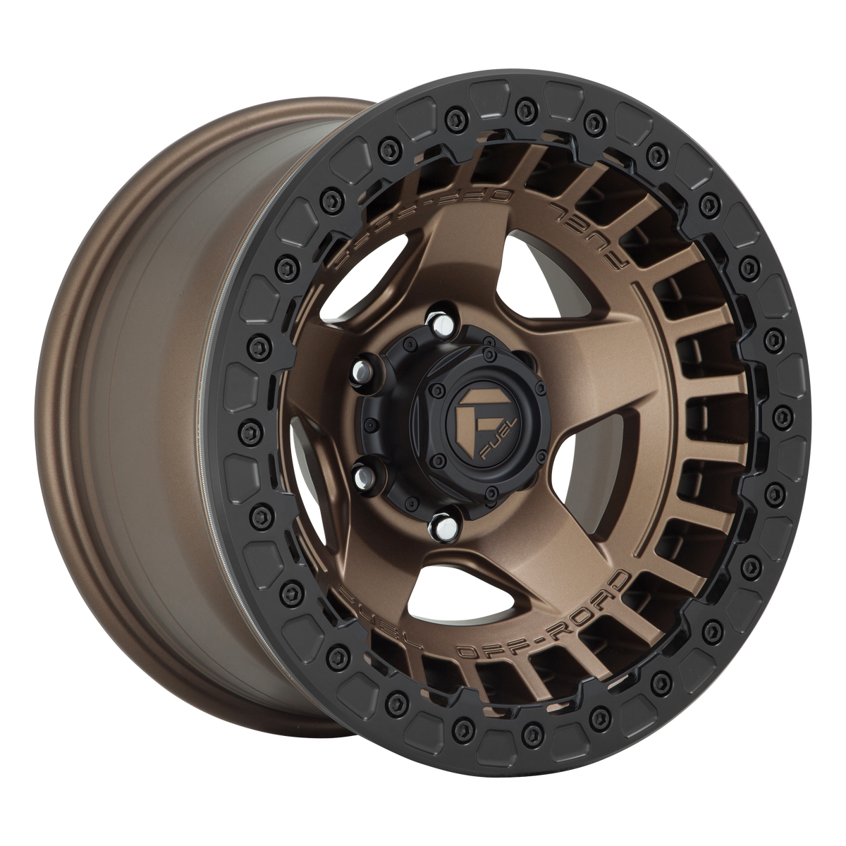 Fuel WARP BEADLOCK Matte Bronze wheel view 4
