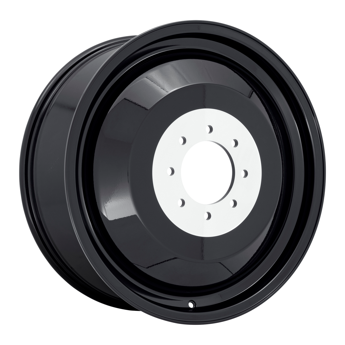 Fuel DUALLY INNER Gloss Black wheel view 4