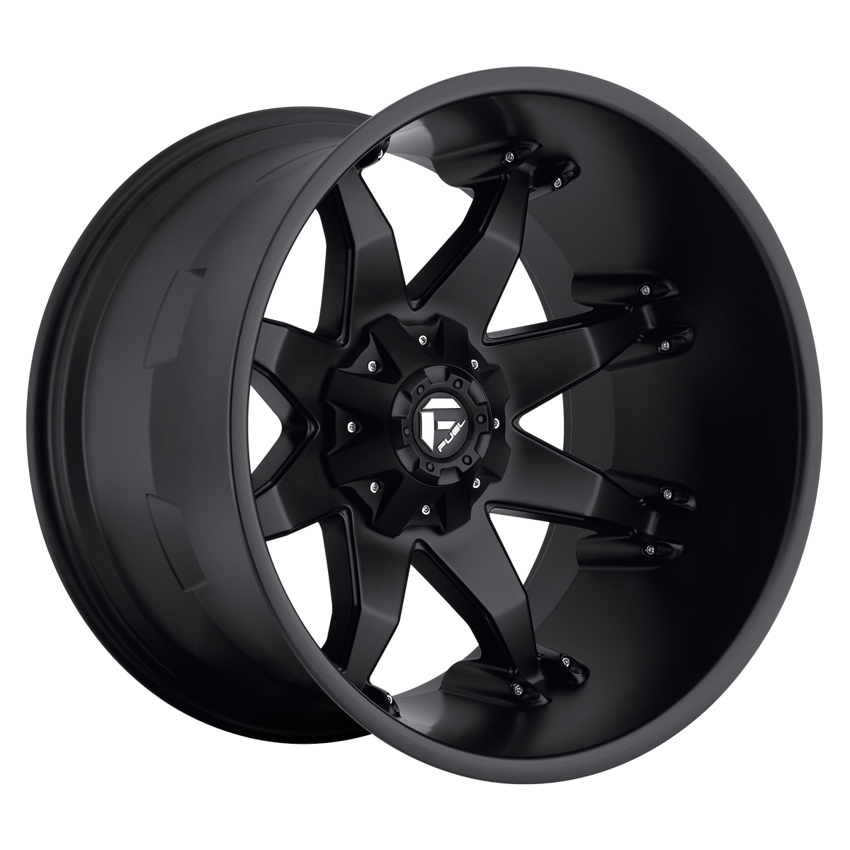 Fuel OCTANE Matte Black wheel view 2