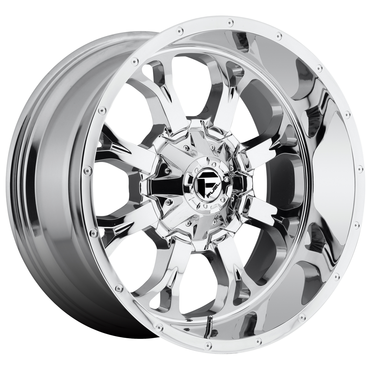 Fuel KRANK Chrome wheel view 2