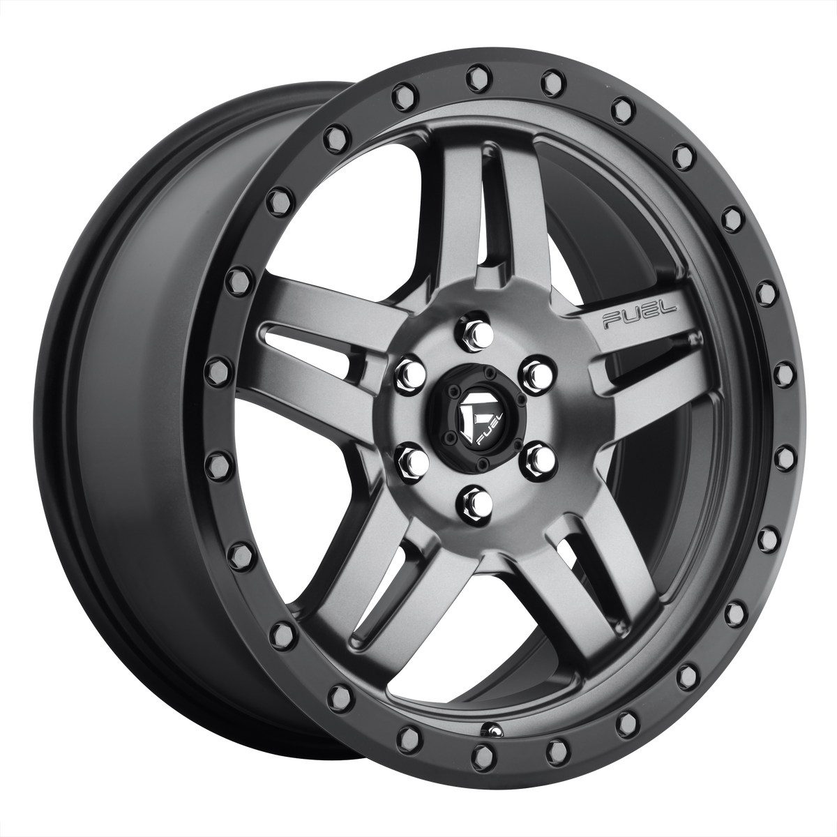 Fuel ANZA Matte Gunmetal wheel