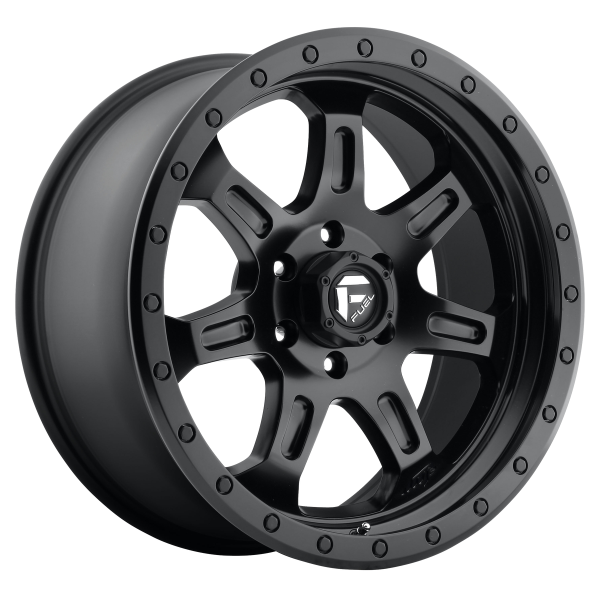Fuel JM2 Matte Black wheel view 2